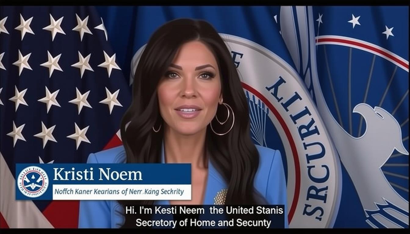 Noem’s Video Machine Takes on Airport Lines Drama | TNNEWS