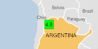 Mild Earthquake Shakes Argentina: 4.8 Magnitude at 162km Depth, 9,000 Affected | Curated by Alerts360 (09/11/2025 16:00 UTC)