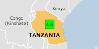 Tremors in Tanzania: 4.6M Earthquake Shakes 1.9 Million People | Curated by Alerts360 (29/12/2025 09:51 UTC)
